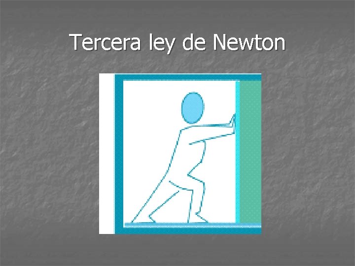 Tercera ley de Newton 