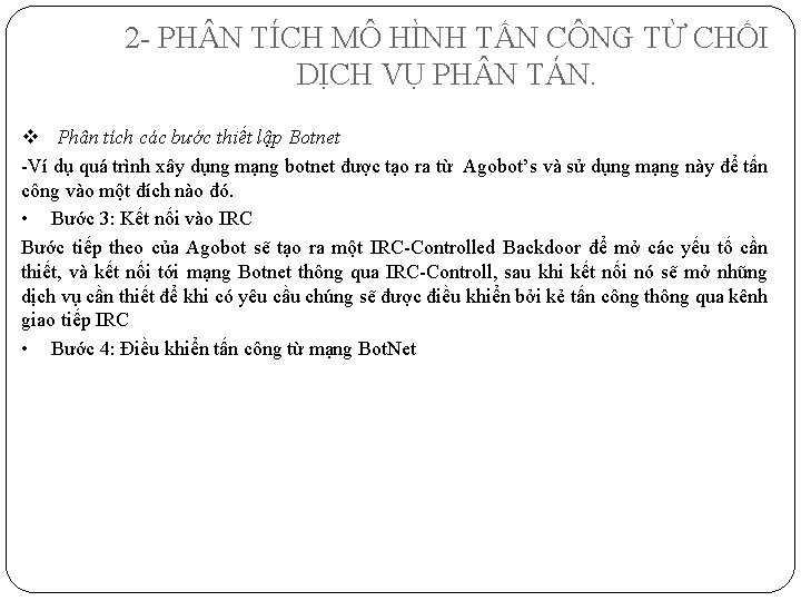 2 - PH N TÍCH MÔ HÌNH TẤN CÔNG TỪ CHỐI DỊCH VỤ PH