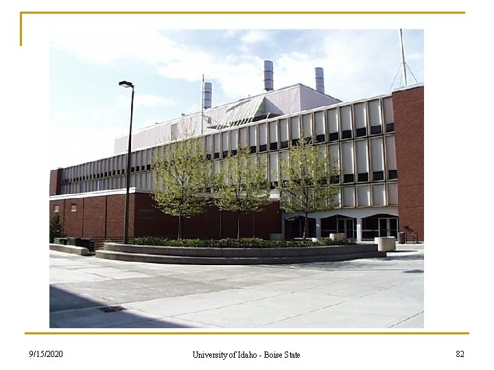 9/15/2020 University of Idaho - Boise State 82 9/15/2020 University of Idaho - Boise State 82