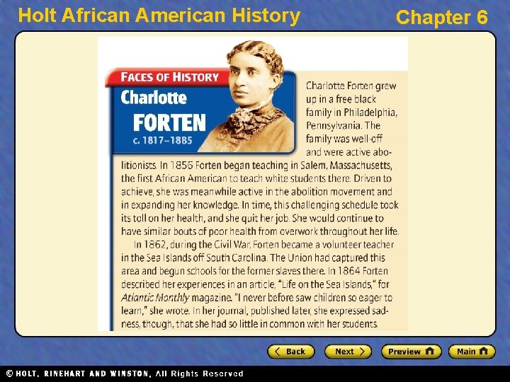 Holt African American History Chapter 6 