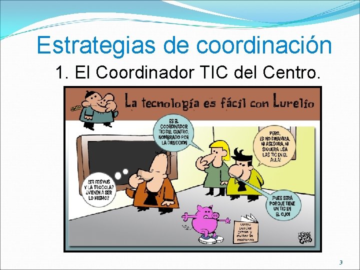Estrategias de coordinación 1. El Coordinador TIC del Centro. 3 