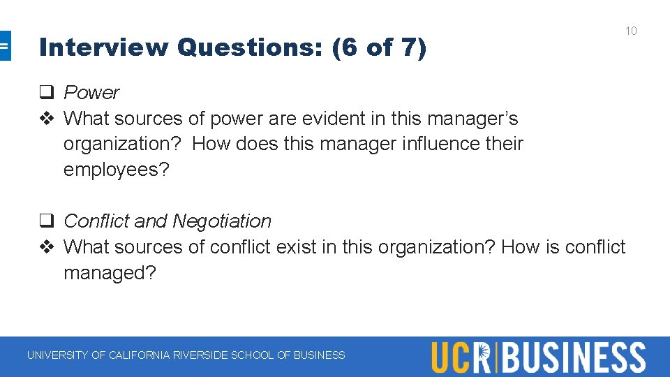 Interview Questions: (6 of 7) 10 q Power v What sources of power are Interview Questions: (6 of 7) 10 q Power v What sources of power are