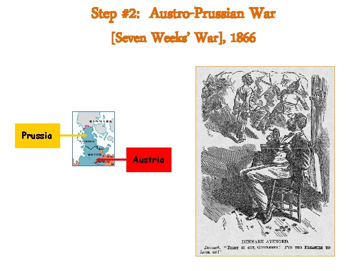 Step #2: Austro-Prussian War [Seven Weeks’ War], 1866 Prussia Austria 