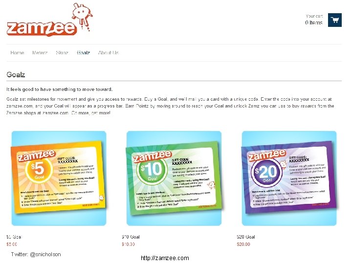 + Twitter: @snicholson http: //zamzee. com + Twitter: @snicholson http: //zamzee. com