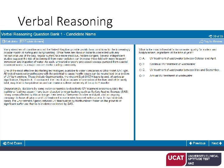 Verbal Reasoning 