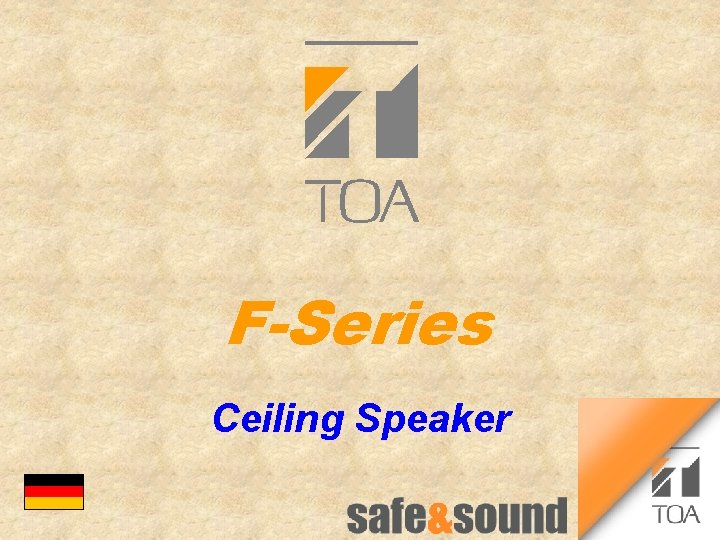 bc F-Series Ceiling Speaker 