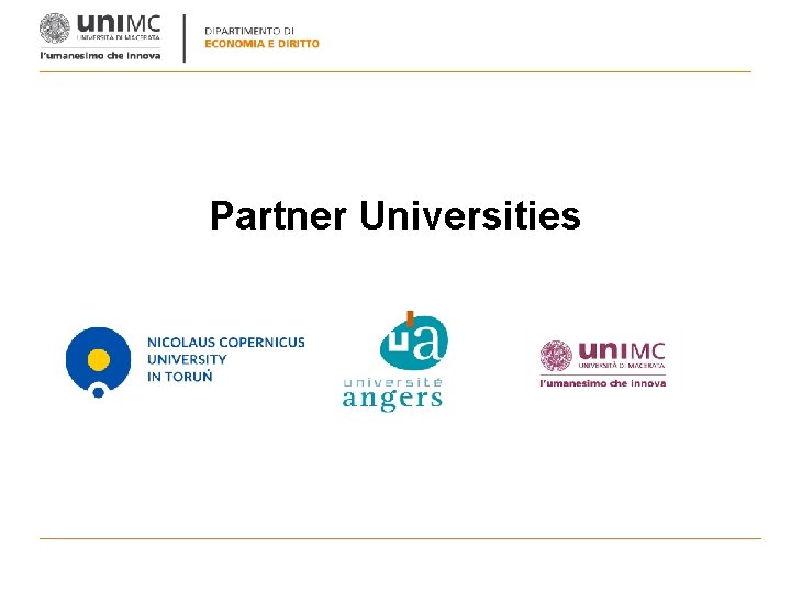 Partner Universities 