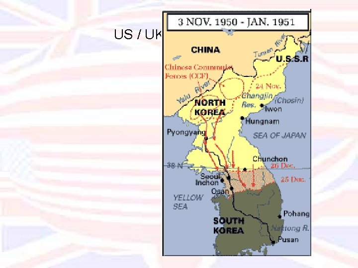 US / UK in the 1950 s 