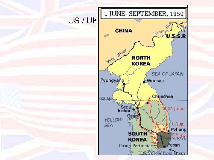 US / UK in the 1950 s 