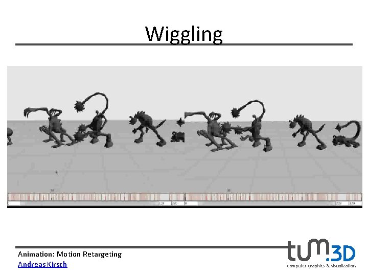 Wiggling Animation: Motion Retargeting Andreas Kirsch computer graphics & visualization 