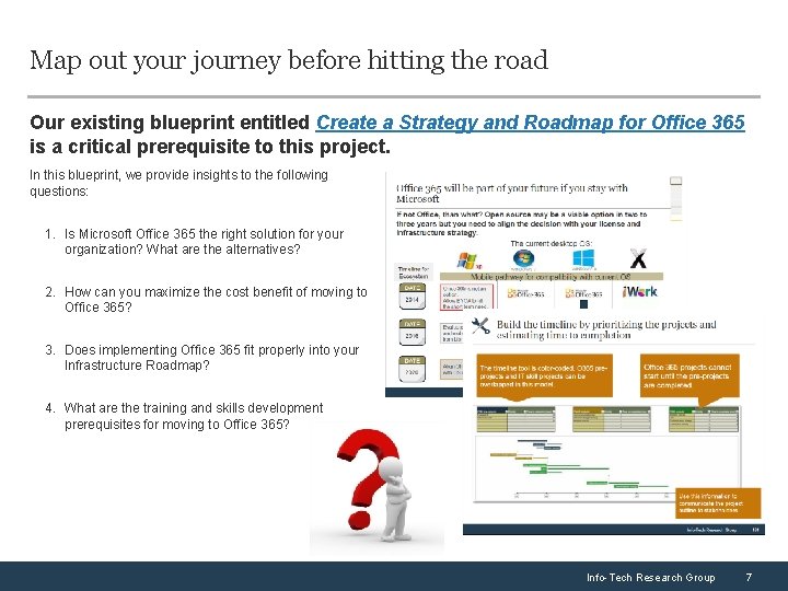 Map out your journey before hitting the road Our existing blueprint entitled Create a