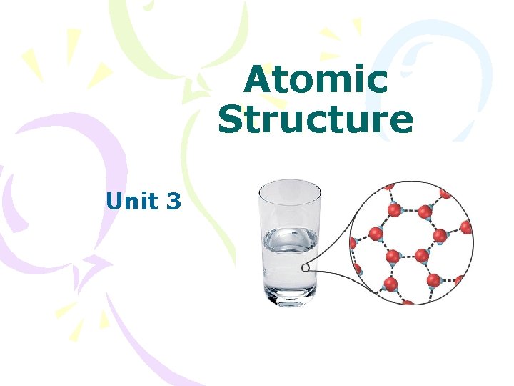 Atomic Structure Unit 3 