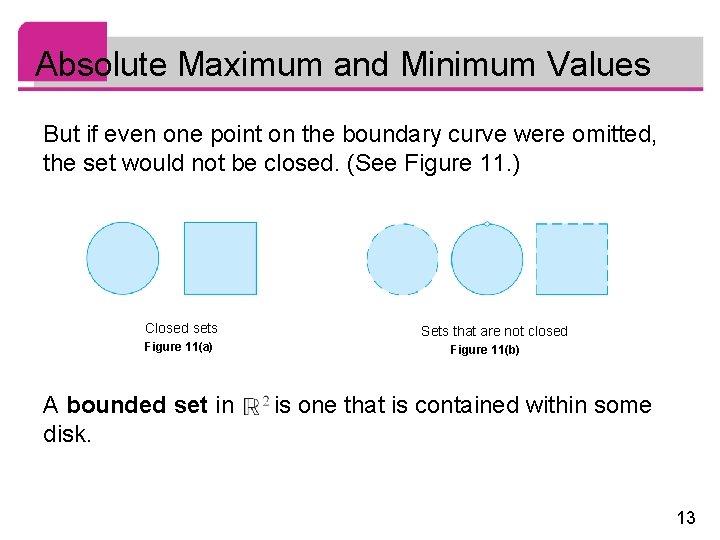 Absolute Maximum and Minimum Values But if even one point on the boundary curve