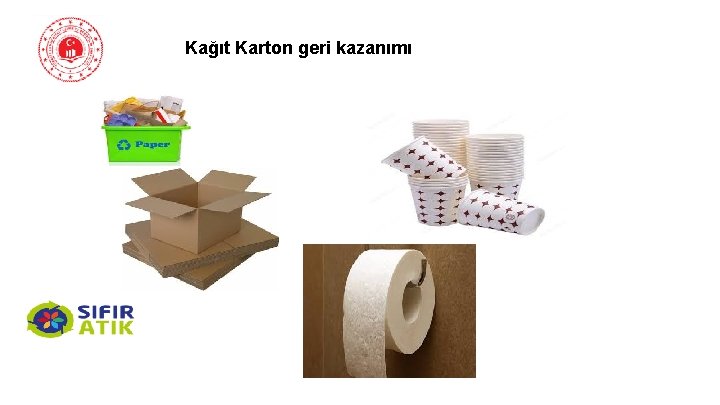 Kağıt Karton geri kazanımı 