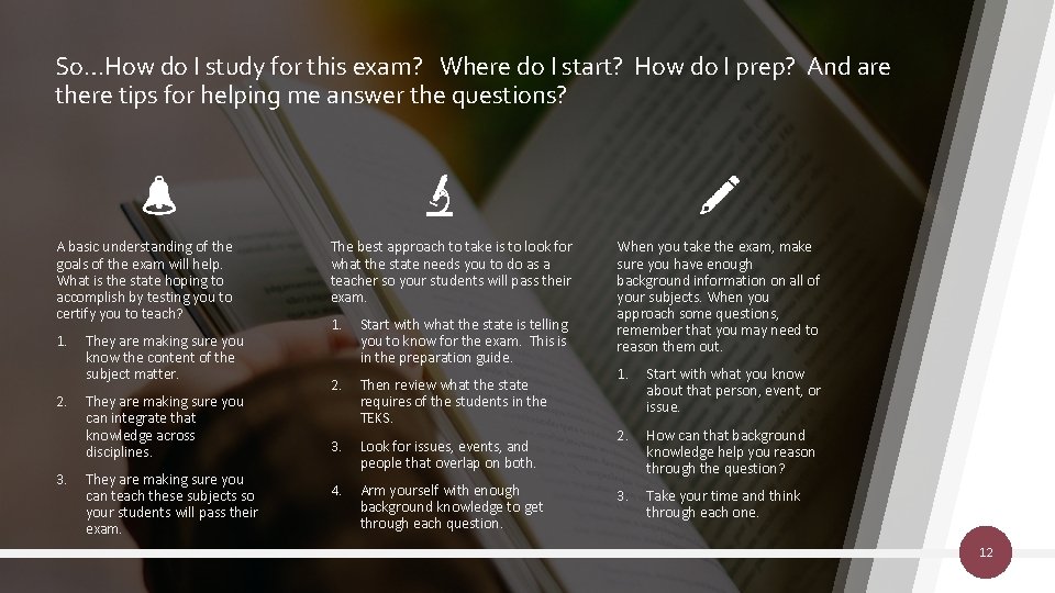 So…How do I study for this exam? Where do I start? How do I