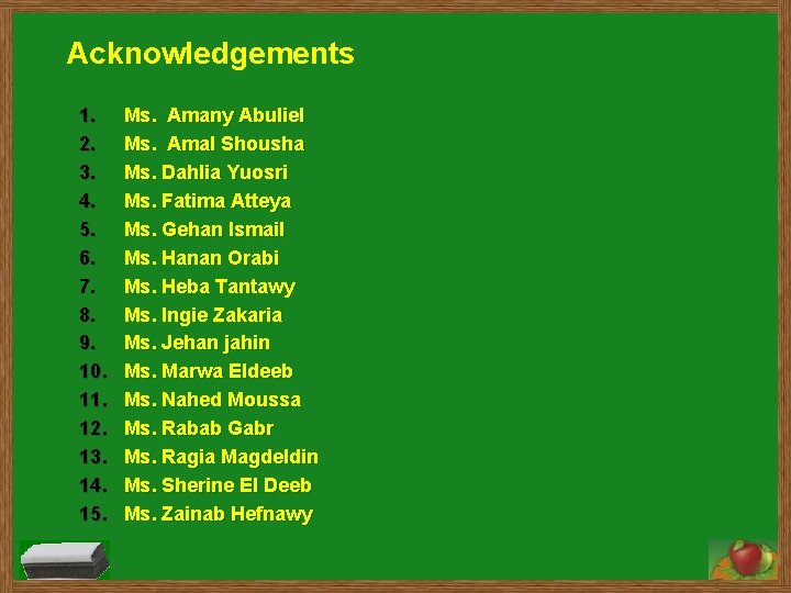 Acknowledgements 1. 2. 3. 4. 5. 6. 7. 8. 9. 10. 11. 12. 13.