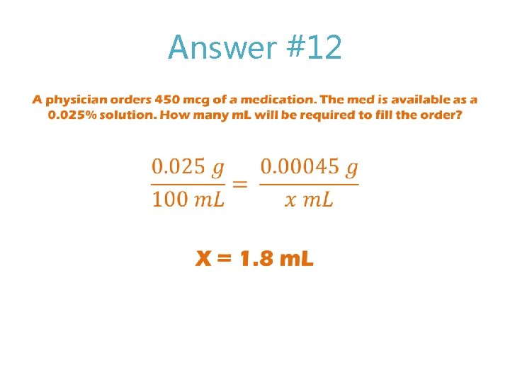 Answer #12 • 