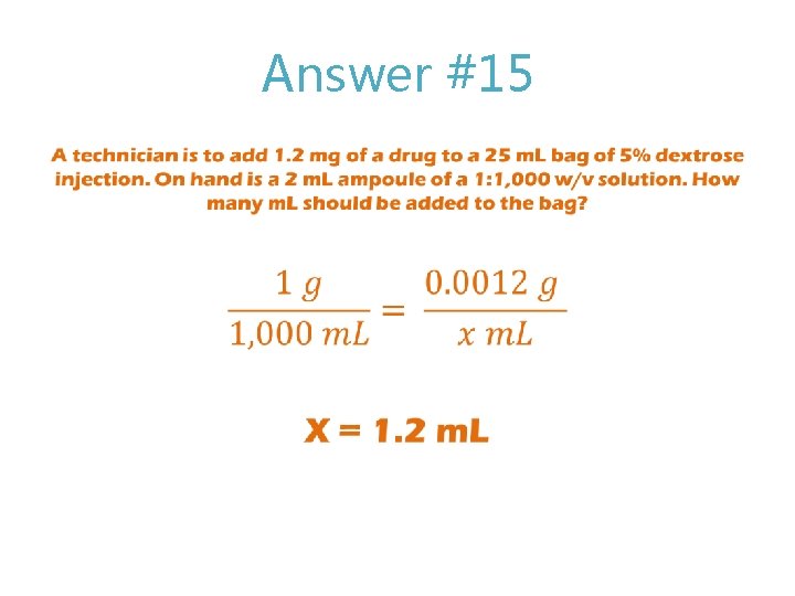 Answer #15 • 