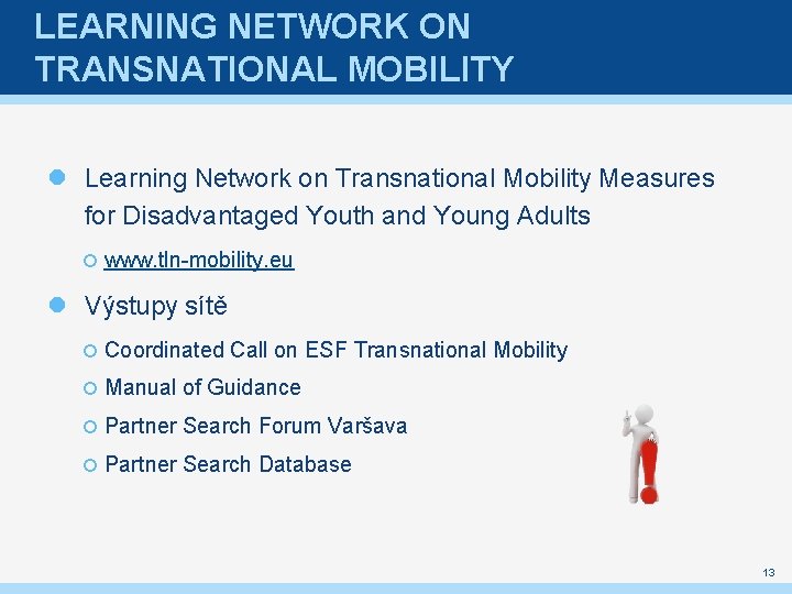 LEARNING NETWORK ON TRANSNATIONAL MOBILITY Learning Network on Transnational Mobility Measures for Disadvantaged Youth