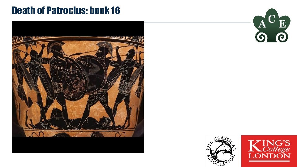 Death of Patroclus: book 16 