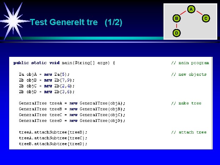 A Test Generelt tre (1/2) B D C 