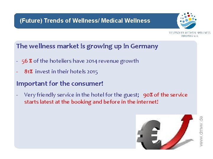 (Future) Trends of Wellness/ Medical Wellness network The wellness market is growing up in