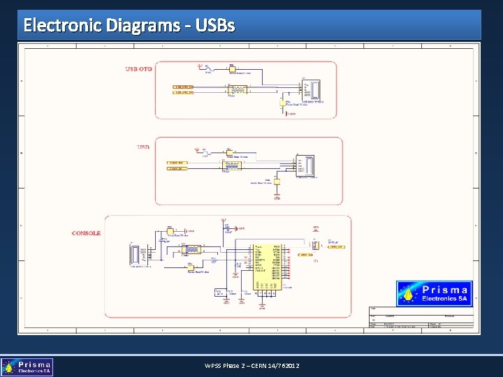 Electronic Diagrams - USBs WPSS Phase 2 – CERN 14/762012 