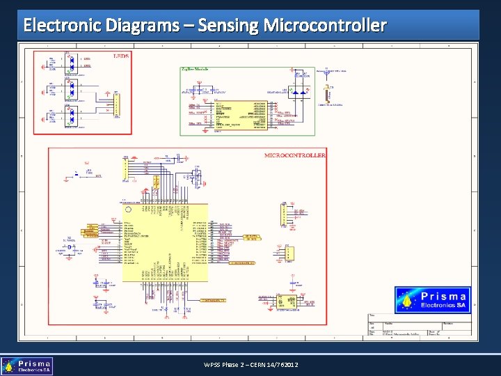 Electronic Diagrams – Sensing Microcontroller WPSS Phase 2 – CERN 14/762012 