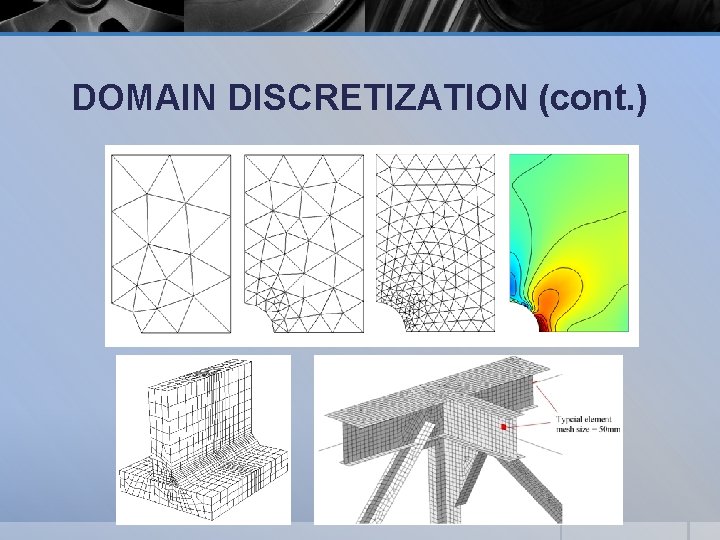 DOMAIN DISCRETIZATION (cont. ) 