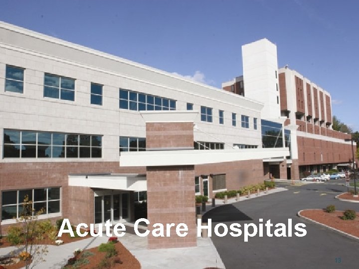 Acute Care Hospitals 13 