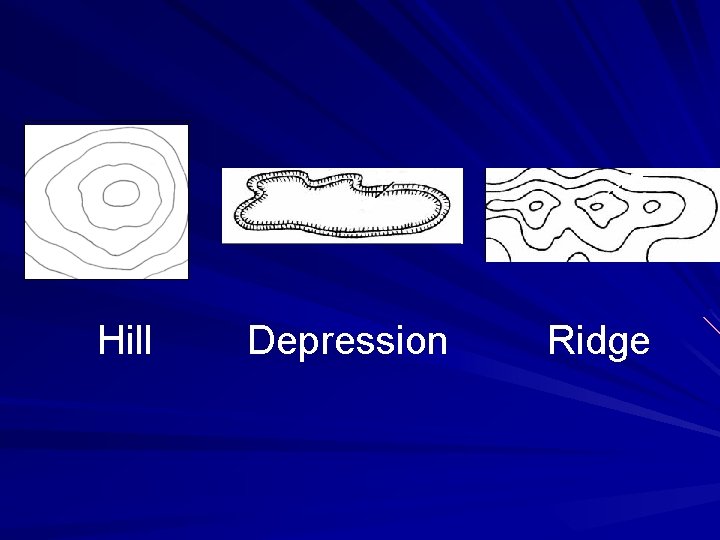 Hill Depression Ridge 