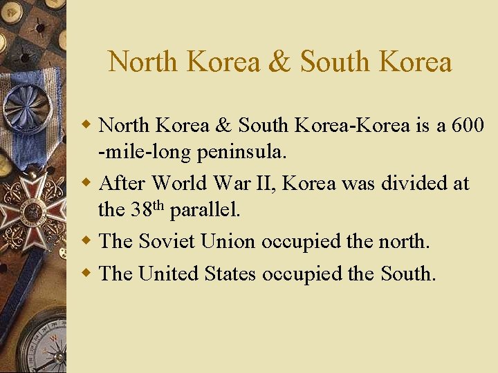 North Korea & South Korea w North Korea & South Korea-Korea is a 600