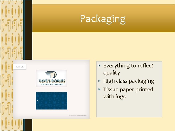 Packaging Everything to reflect quality High class packaging Tissue paper printed with logo Packaging Everything to reflect quality High class packaging Tissue paper printed with logo