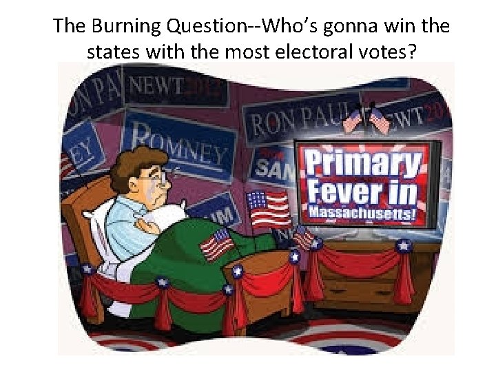 The Burning Question--Who’s gonna win the states with the most electoral votes? 