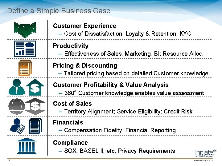 Define a Simple Business Case Customer Experience – Cost of Dissatisfaction; Loyalty & Retention; Define a Simple Business Case Customer Experience – Cost of Dissatisfaction; Loyalty & Retention;
