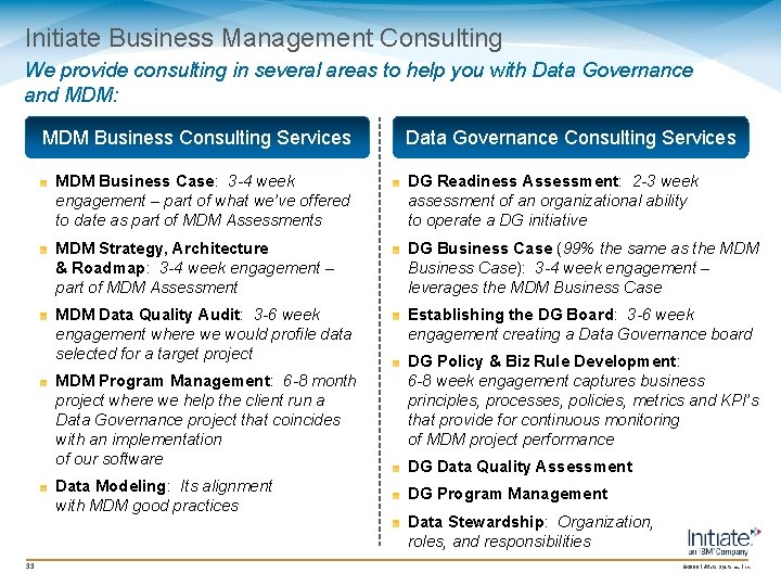 Initiate Business Management Consulting We provide consulting in several areas to help you with Initiate Business Management Consulting We provide consulting in several areas to help you with