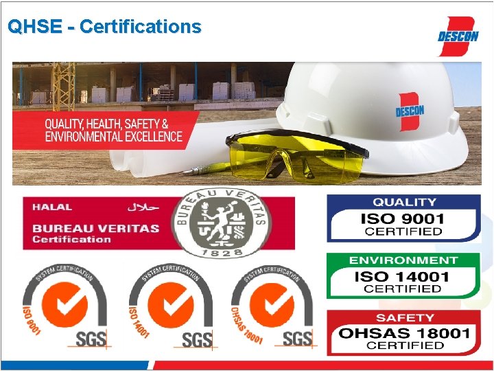 QHSE - Certifications 