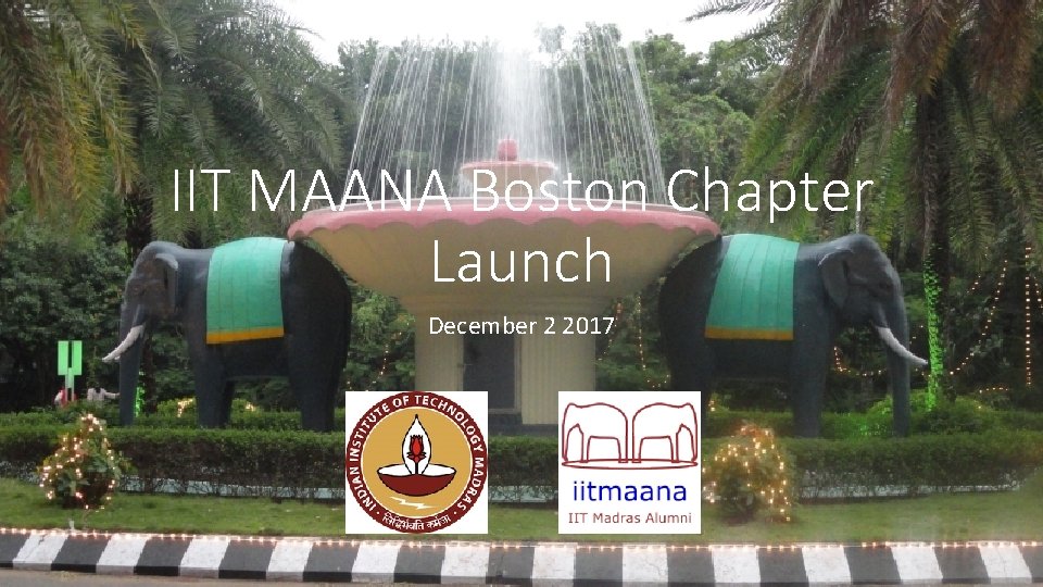 IIT MAANA Boston Chapter Launch December 2 2017 