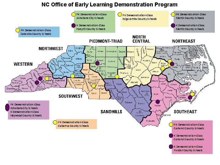 NC Office of Early Learning Demonstration Program PK Demonstration Class Catawba County Schools PK