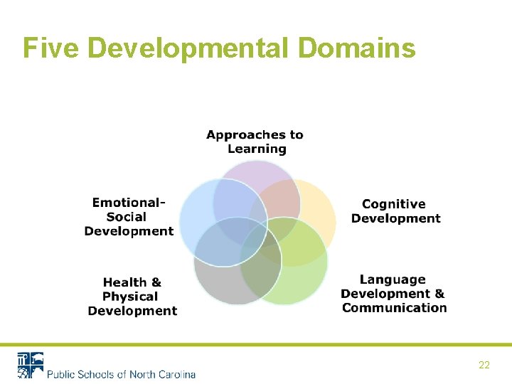Five Developmental Domains 22 