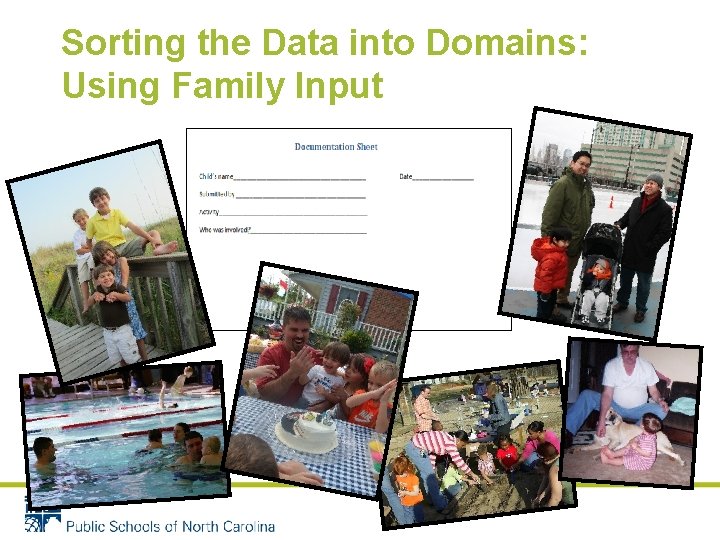 Sorting the Data into Domains: Using Family Input 
