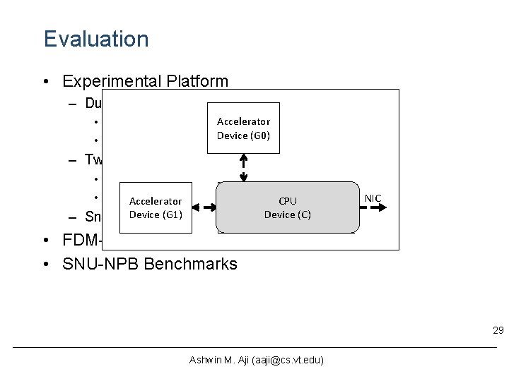Evaluation • Experimental Platform – Dual-socket Oct-core AMD Opteron 6134 CPU • AMD Open. Evaluation • Experimental Platform – Dual-socket Oct-core AMD Opteron 6134 CPU • AMD Open.