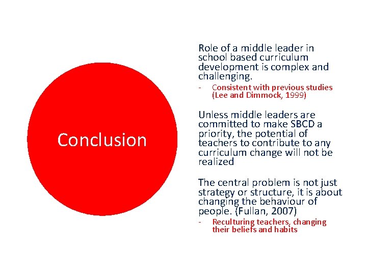 Role of a middle leader in school based curriculum development is complex and challenging.