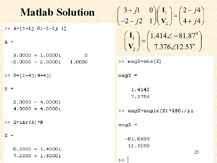 Matlab Solution 25 