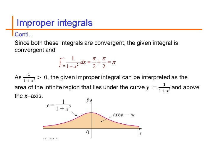 Improper integrals 