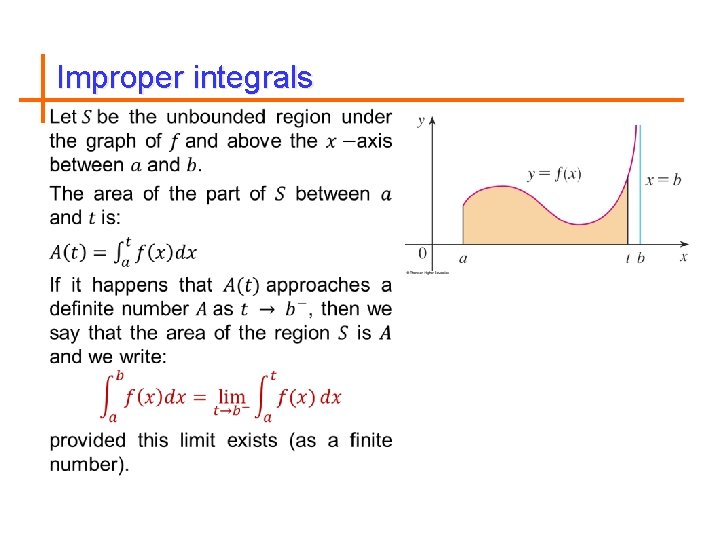 Improper integrals 