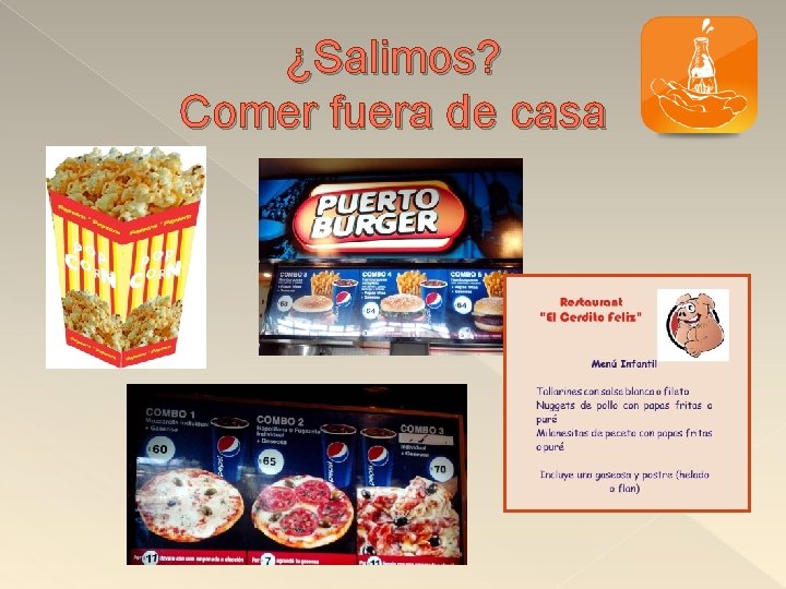 ¿Salimos? Comer fuera de casa 