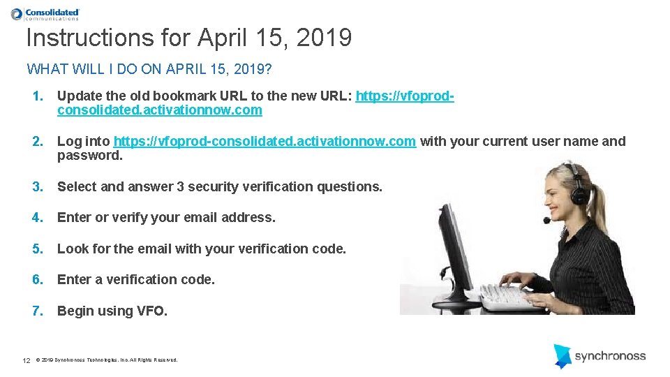 Instructions for April 15, 2019 WHAT WILL I DO ON APRIL 15, 2019? 12