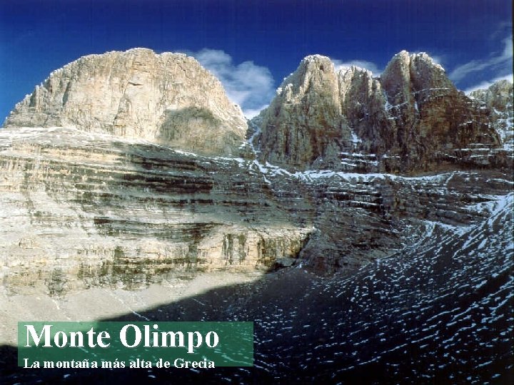 Monte Olimpo La montaña más alta de Grecia 