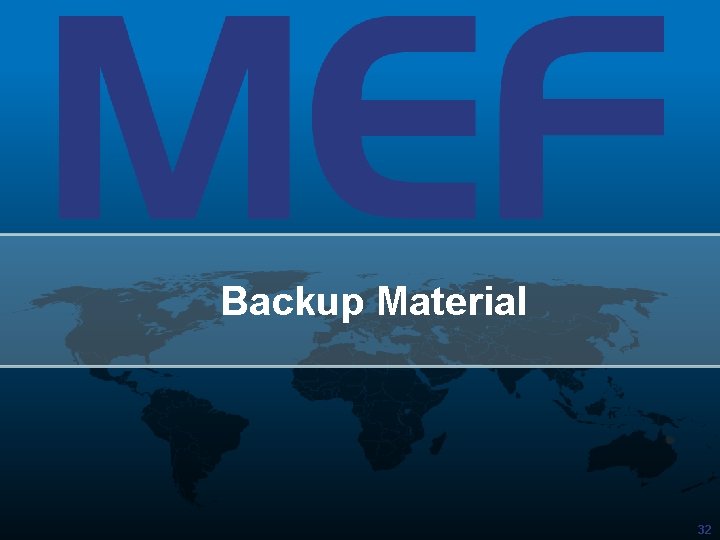 Backup Material 32 
